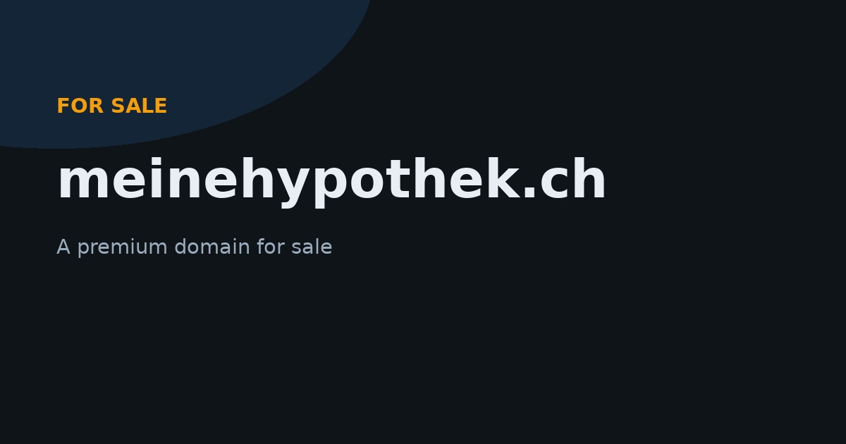 meinehypothek.ch